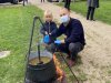 Indvielse af lys i Endrup Naturpark - servering af klar suppe