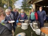 Indvielse af lys i Endrup Naturpark - servering af klar suppe og porre/pikant suppe